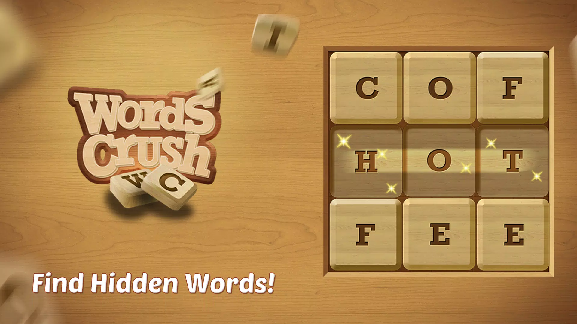 Words Crush: Hidden Words! ဖန်သားပြင်ဓာတ်ပုံ 0