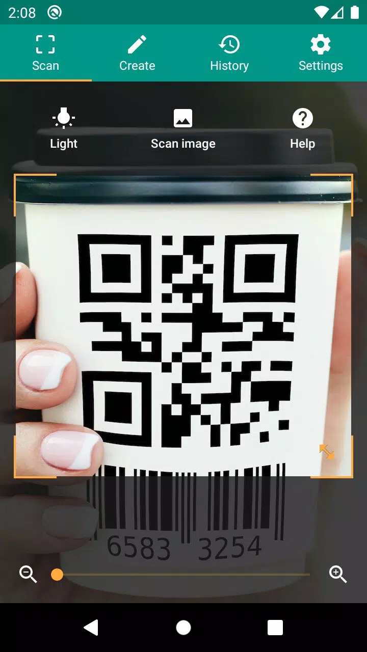 QR & 바코드 스캐너 (한국어) 스크린샷 0