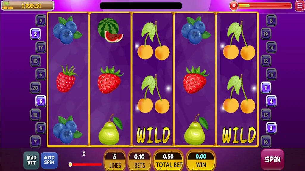 Free Fruits Slot Machine Cherry Luck Capture d'écran 2