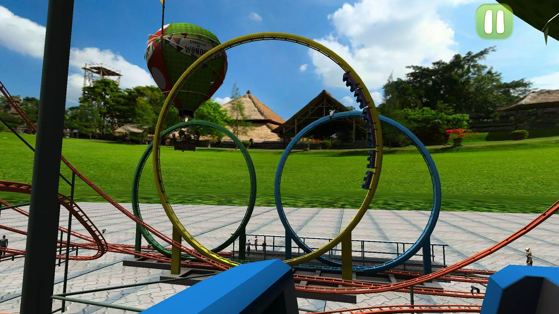 Roller Coaster Park: Fun Games Captura de pantalla 1