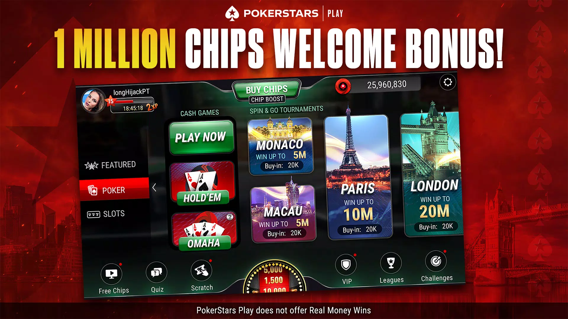 PokerStars Play 스크린샷 3