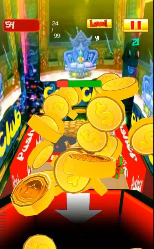 Coin Dozer Christmas King Captura de pantalla 0