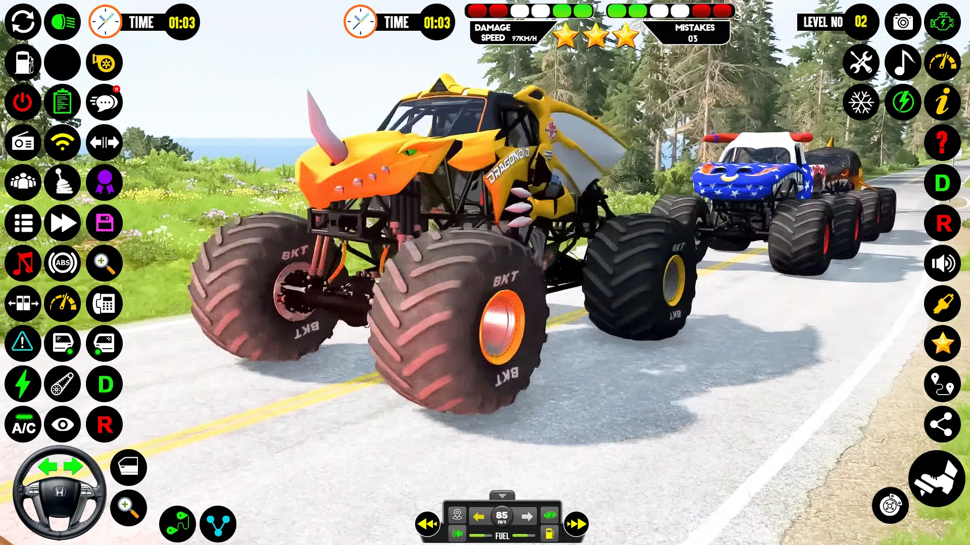 Monster Truck Racing: Truck 3D應用截圖第3張