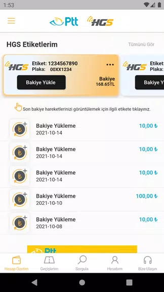 HGS - Hızlı Geçiş Sistemi应用截图第1张