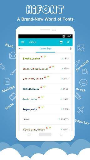 HiFont - Fonts&Wallpapers স্ক্রিনশট 2