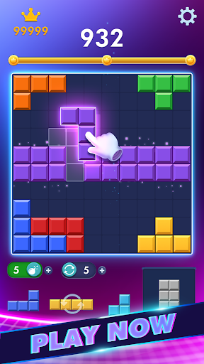 Block Puzzle Games Cube Blast Tangkapan skrin 3