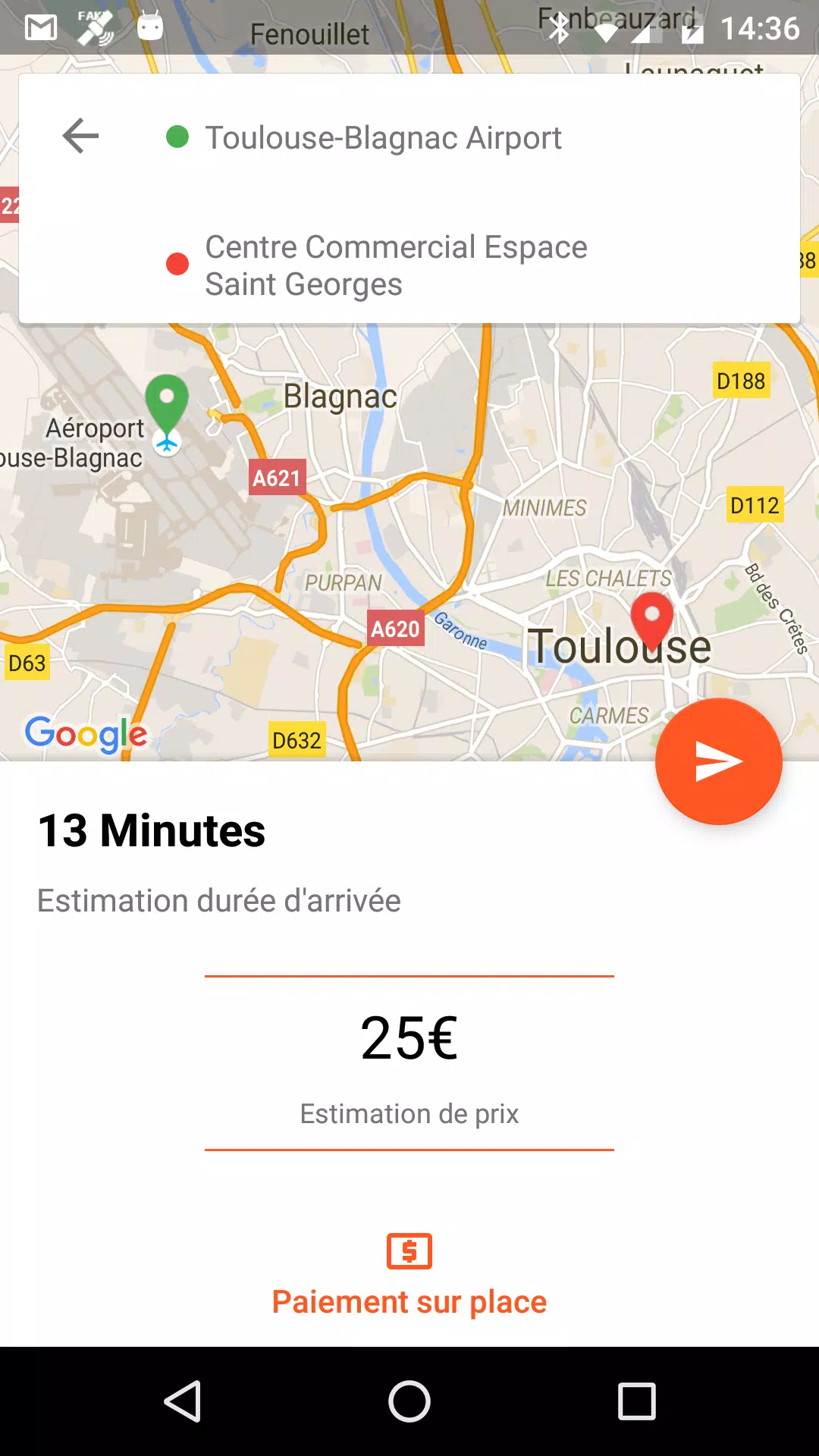 Taxi Toulouse Tangkapan skrin 2