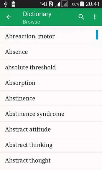 Psychology Dictionary Offline Screenshot 0