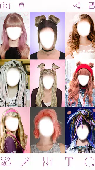 女孩髮型 Girls Hairstyles應用截圖第1張