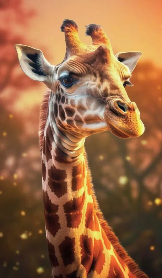 Giraffe Wallpaper HD स्क्रीनशॉट 1