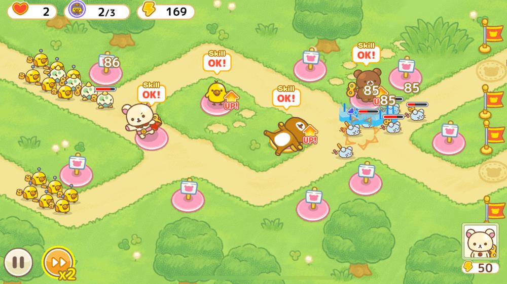 Korilakkuma Tower Defense 스크린샷 3