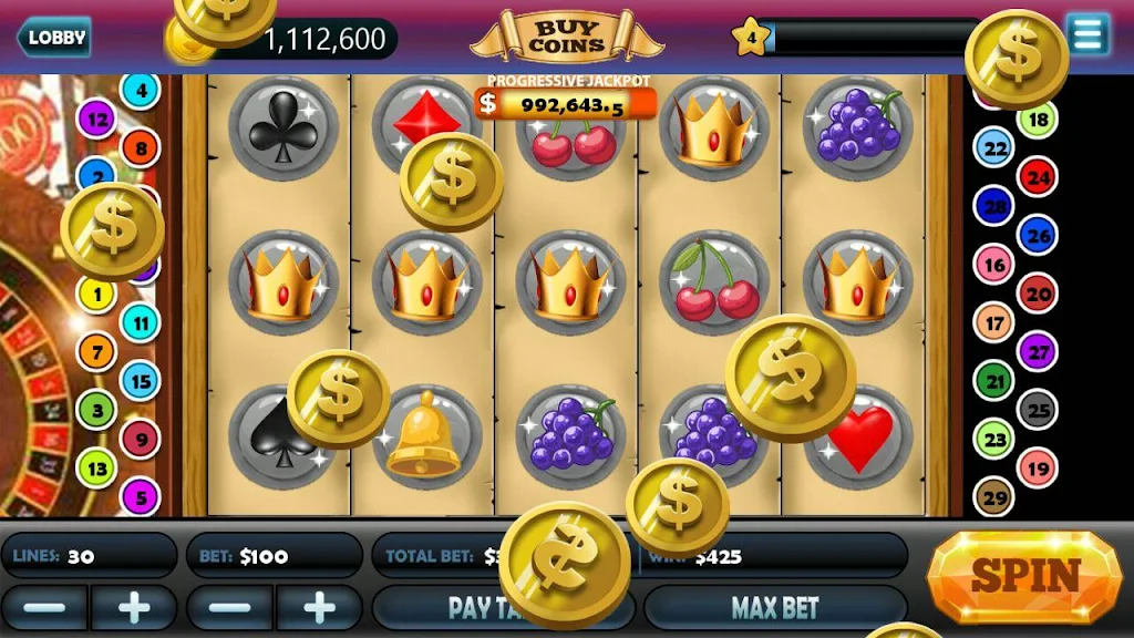 Lucky 777 Slots Vegas Скриншот 1