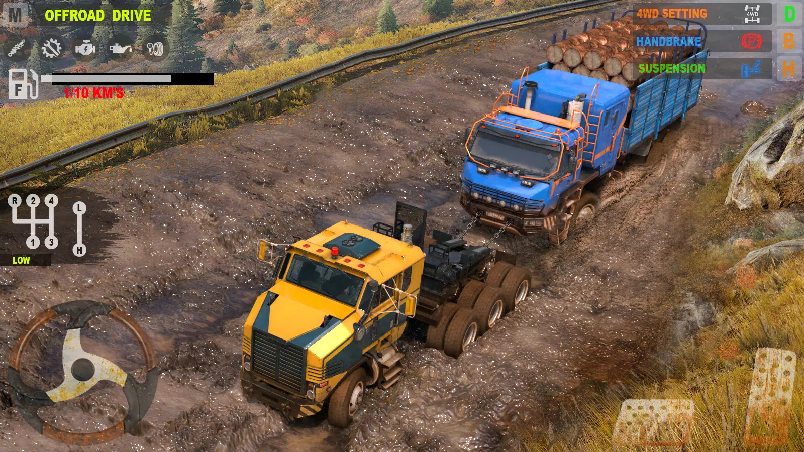 Offroad Mudrunner Games 3D Captura de pantalla 0