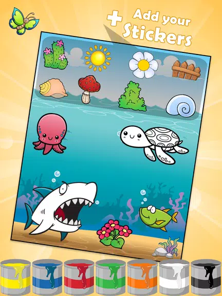 Coloring Games: Color Animals Capture d'écran 3