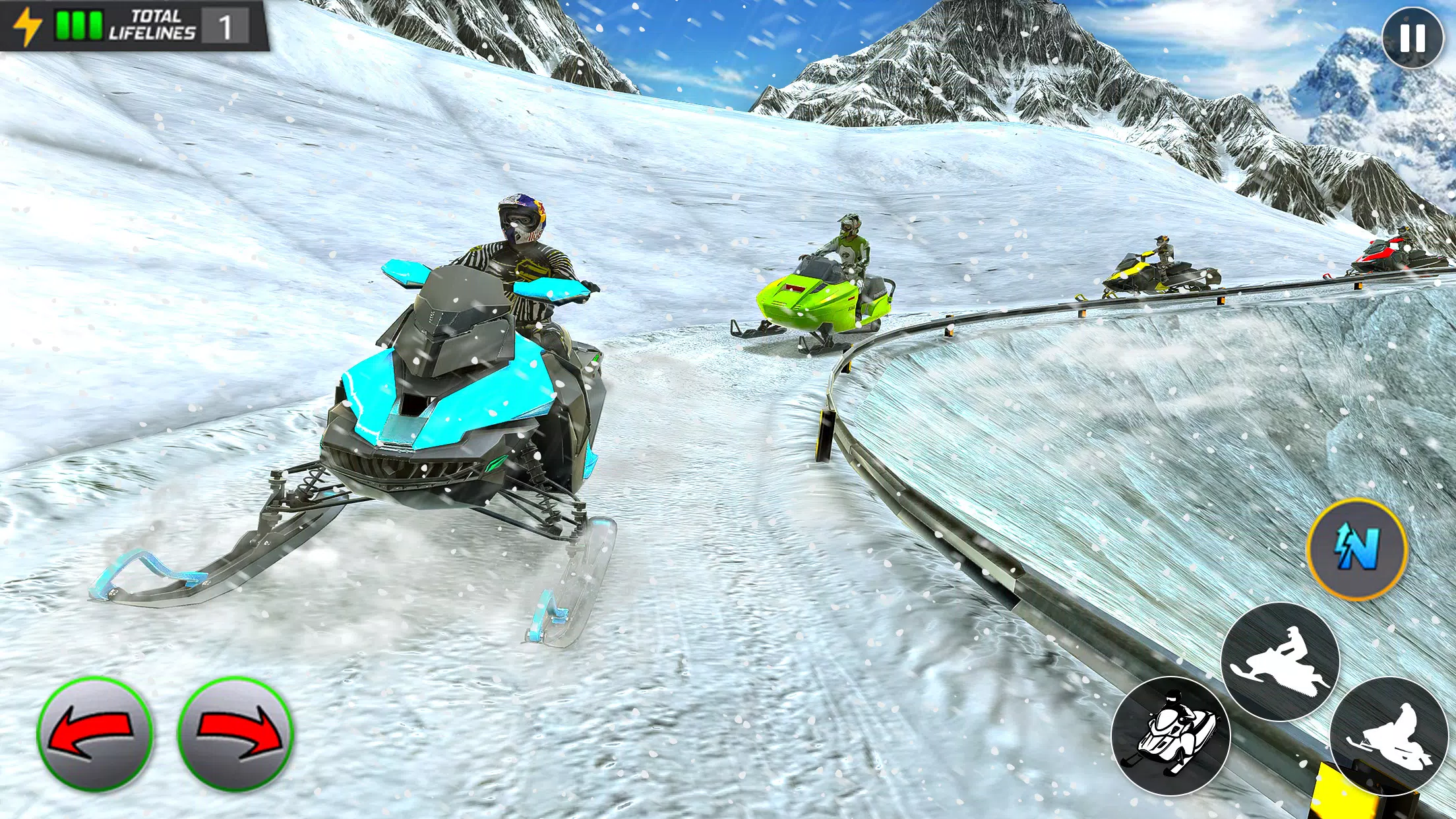 Crazy Skills Snowcross Games 스크린샷 2