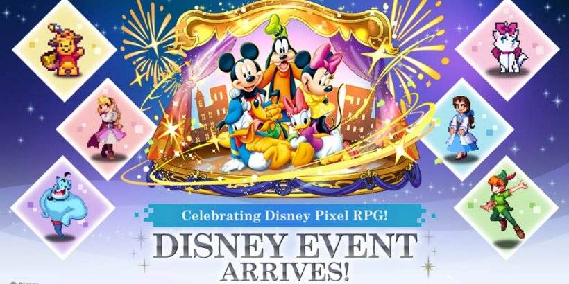 Puzzle & Dragons chào đón Mickey, Pooh, Ariel và nhiều hơn nữa trong Disney Pixel RPG Crossover