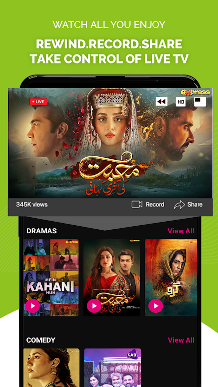 Zong TV: News, Shows, Dramas Capture d'écran 0