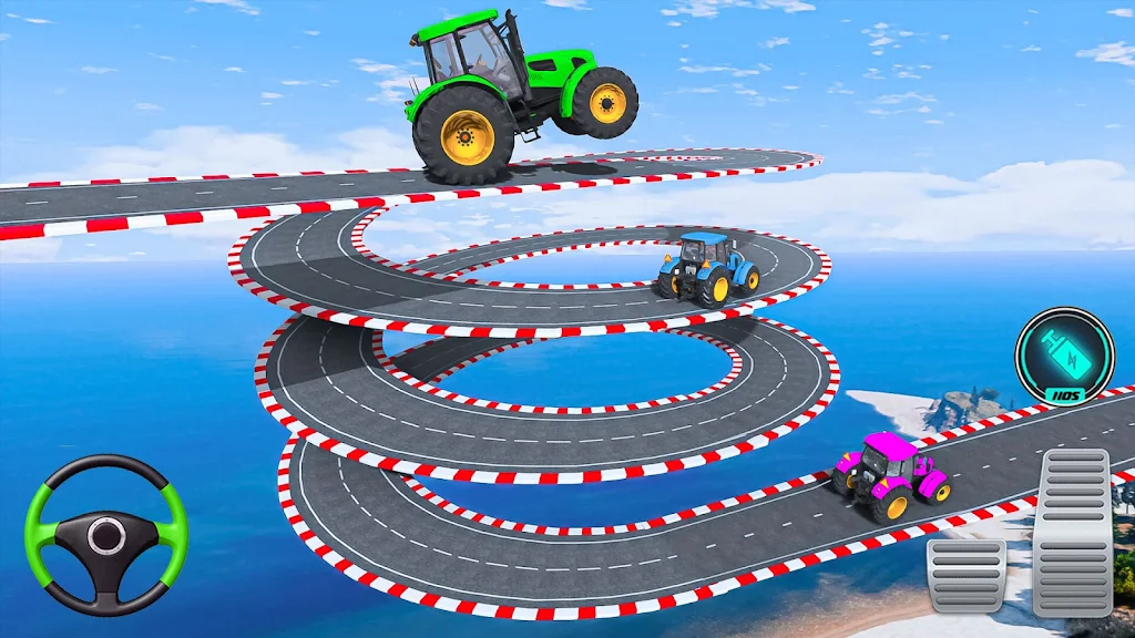 Mega Ramp Tractor Stunt Game Ảnh chụp màn hình 2