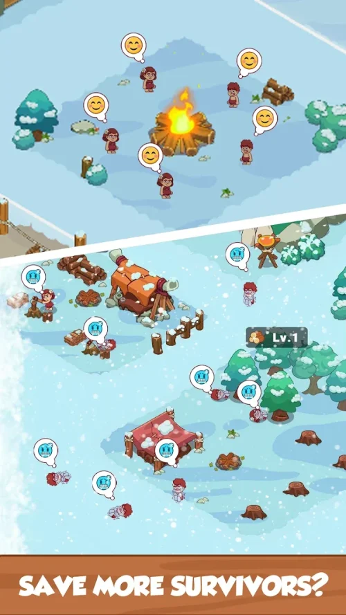 Icy Village: Tycoon Survival应用截图第2张