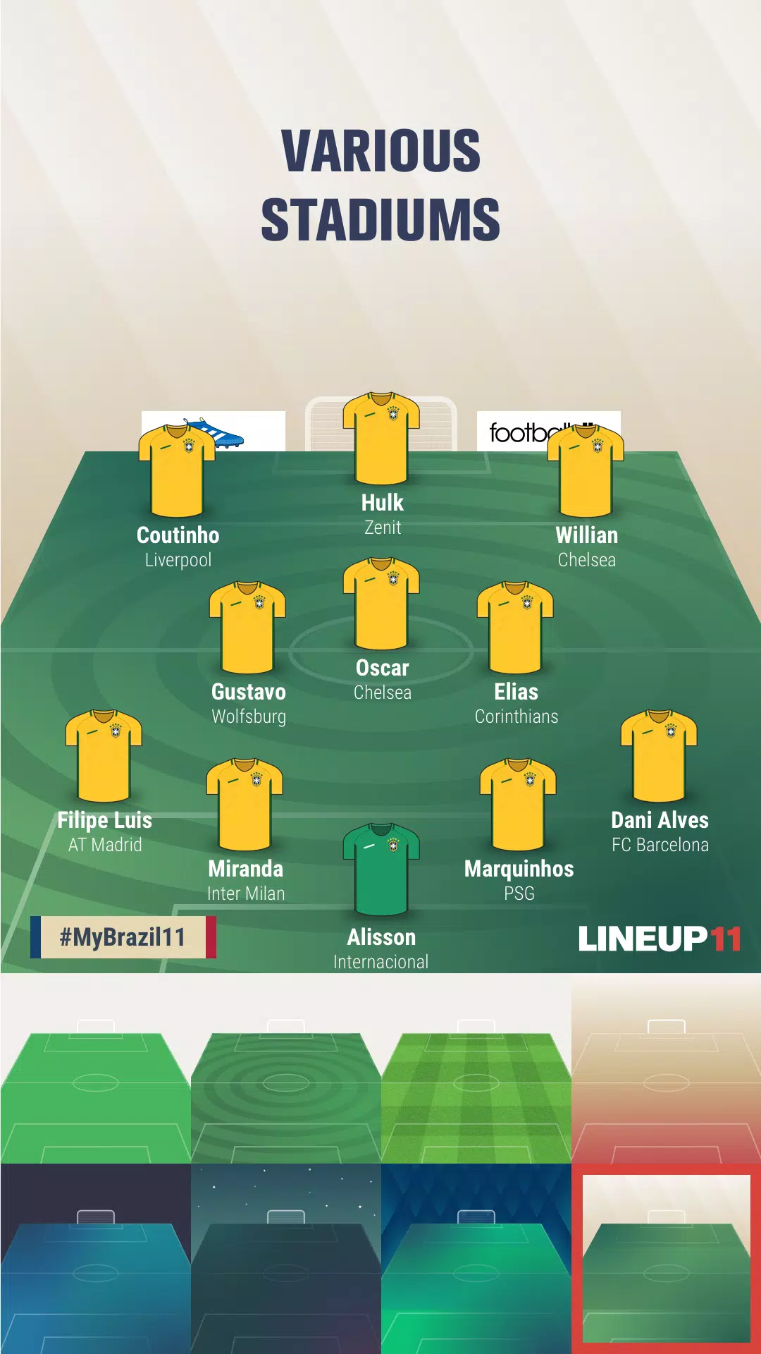 LINEUP11: Fußballaufstellung Screenshot 3