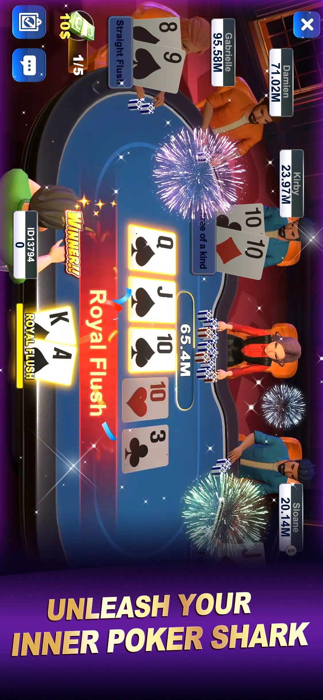 Poker World-Hold'em Frenzy Captura de tela 1