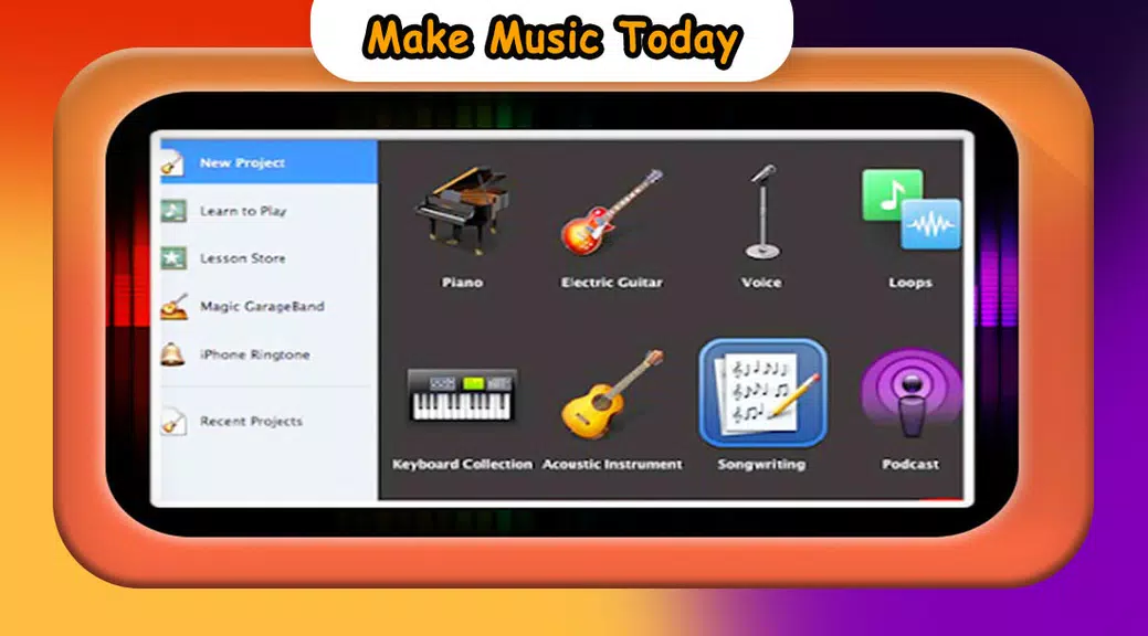 GarageBand Music studio Clue Captura de pantalla 2