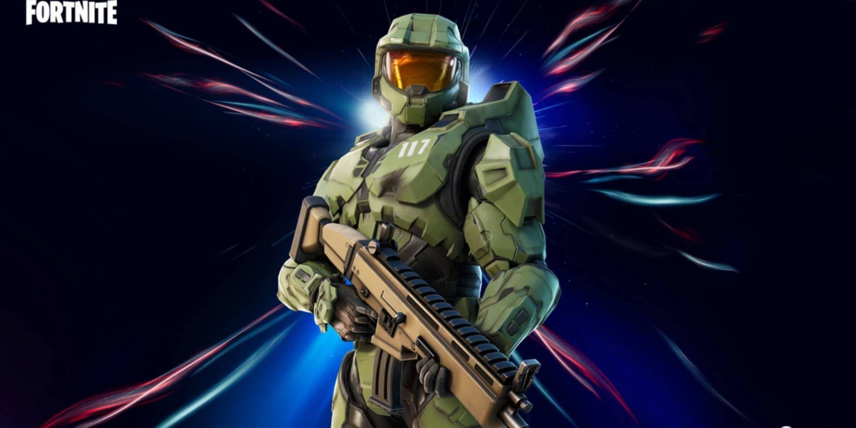 Master Chief landt in Fortnite en onthult matzwarte stijl