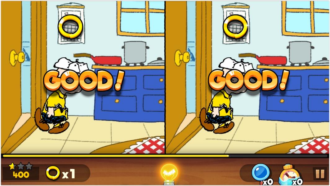 Snoopy Spot the Difference Screenshot 2