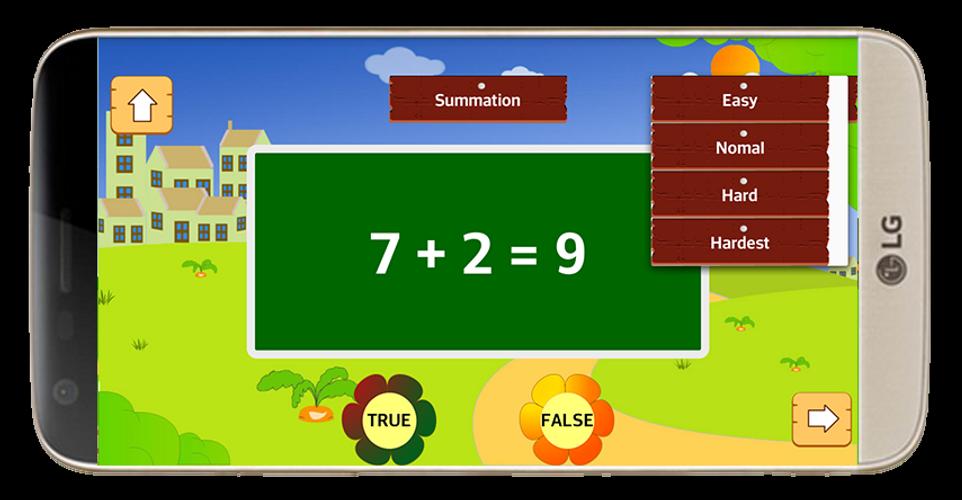 1 2 3 Grade Math Learning Game Скриншот 1