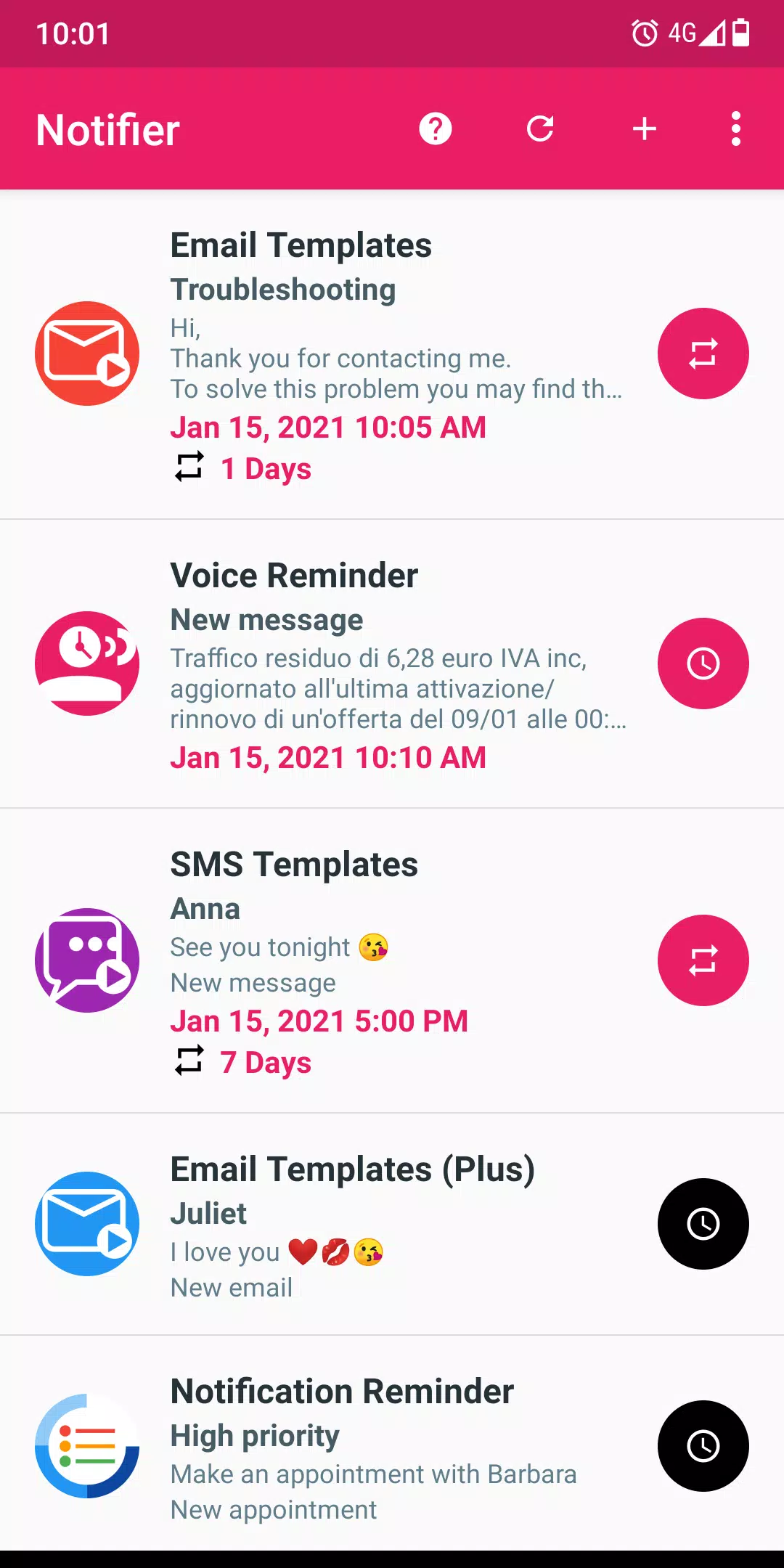 Fake Notifications應用截圖第0張