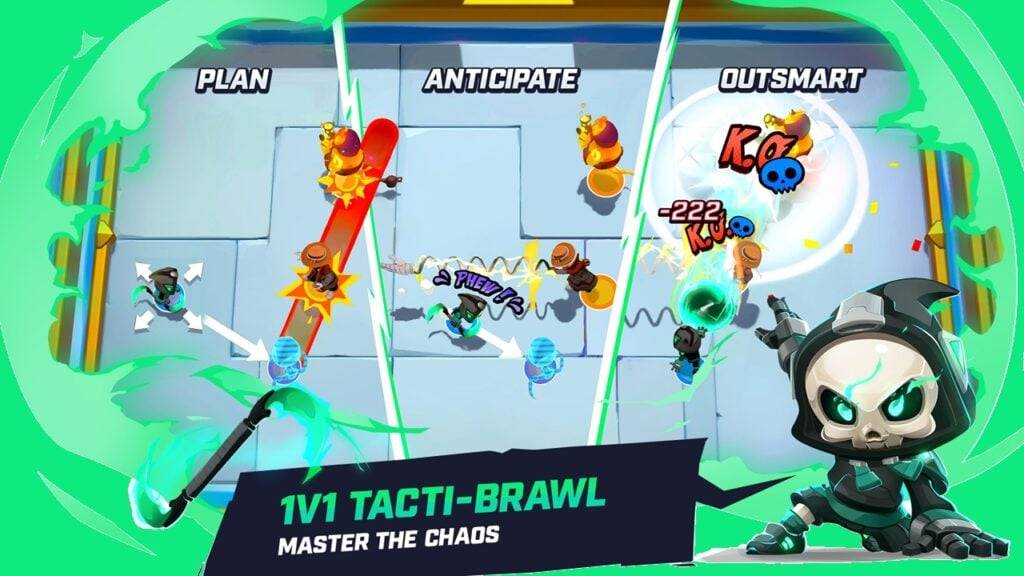 撞！育碧推出了SuperBrawl，这是一种针对Android的新的1V1策略游戏