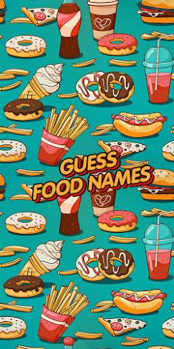 Guess food games 스크린샷 0