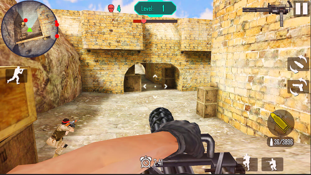 Gun Shoot War: Dead Ops Mod Ảnh chụp màn hình 0