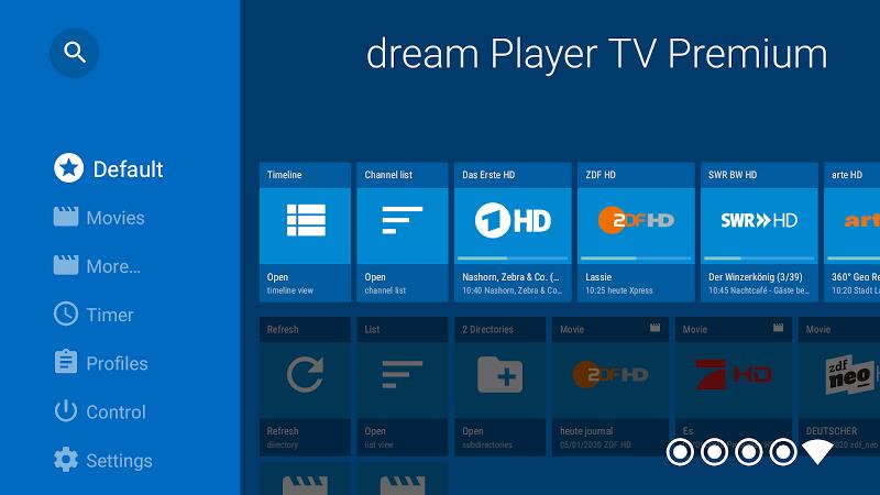 dream Player for Android TV Ảnh chụp màn hình 1