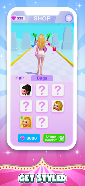 DressUp Run! Mod Скриншот 0