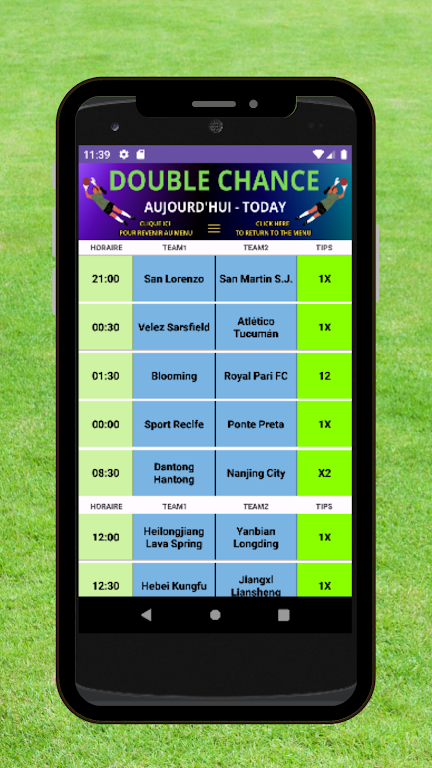 Football Double Chance Ảnh chụp màn hình 0