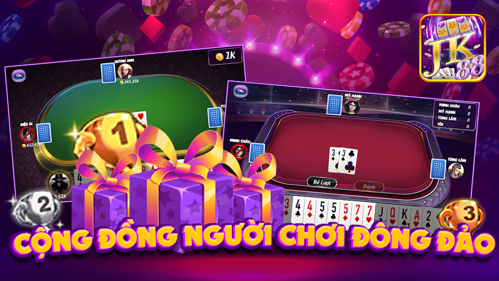 JK88 Game Bai No Hu Скриншот 2