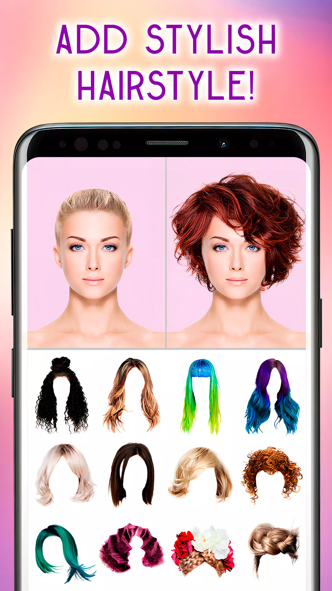 Hairstyles Photo Editor Schermafbeelding 2