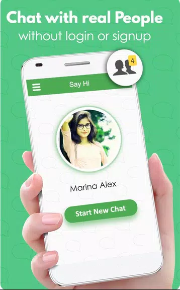 Say Hi - Meet People Online স্ক্রিনশট 0