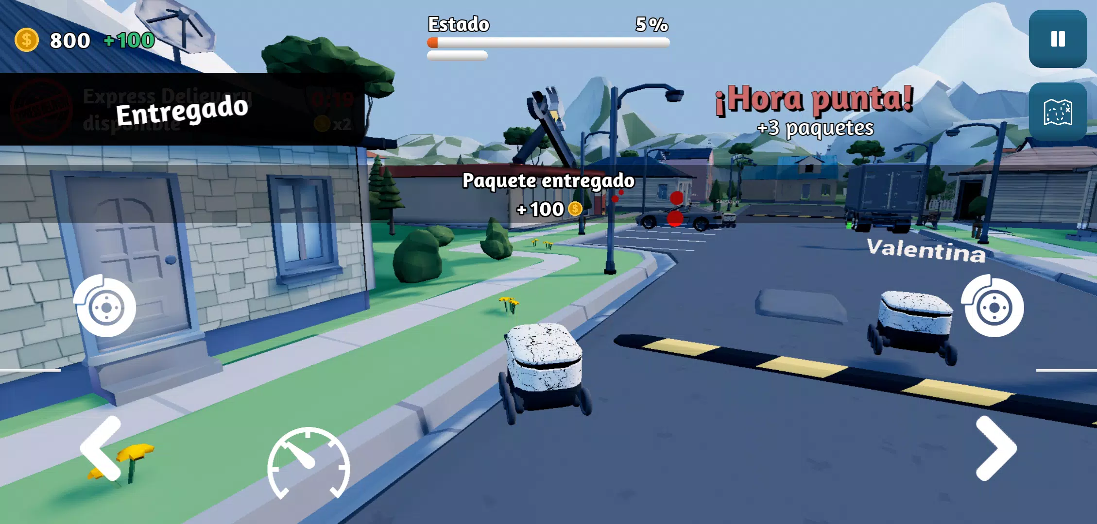 Delivery Bots Captura de tela 3