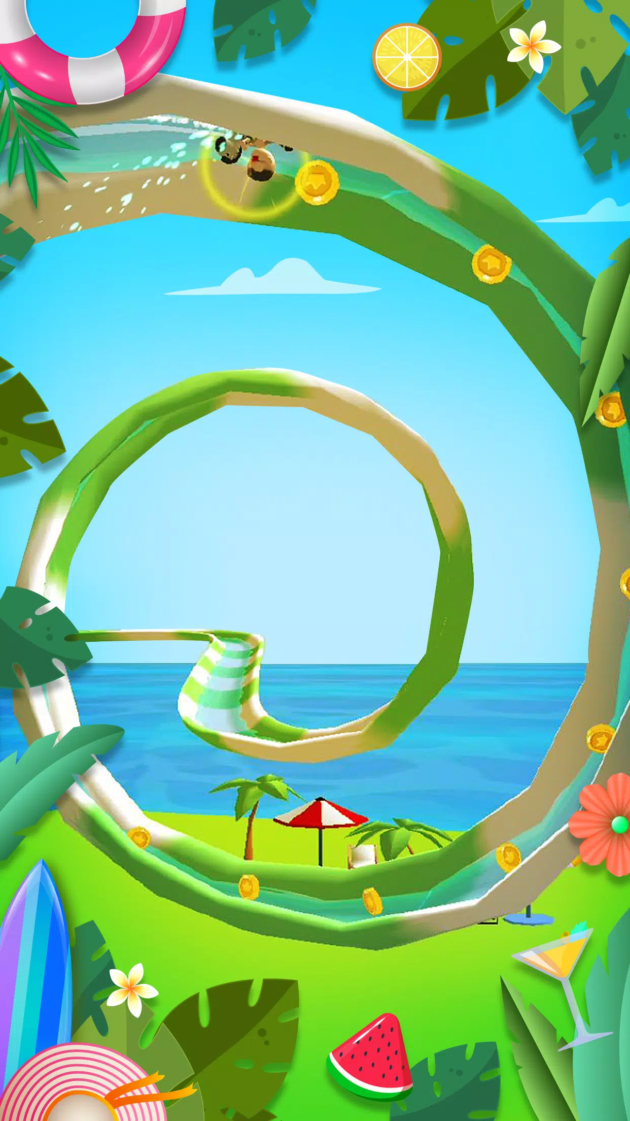 Waterpark: Slide Race Captura de tela 2