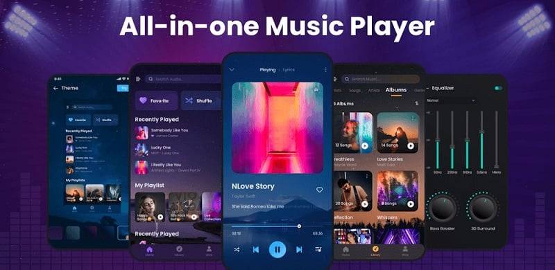 Offline Music Player: My Music ဖန်သားပြင်ဓာတ်ပုံ 0