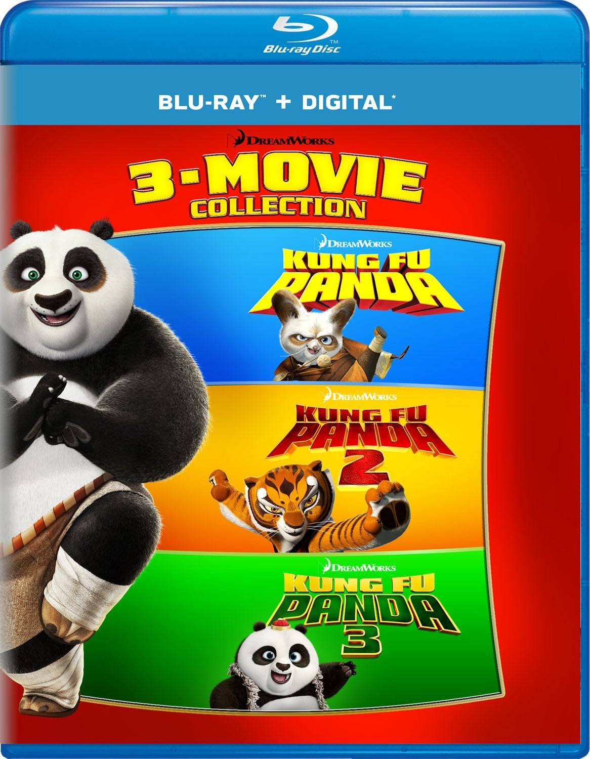 Kung Fu Panda: colección de 3 movimientos [Blu-ray]