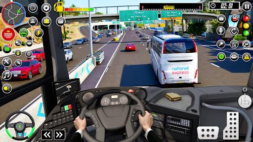 Grand City Racing Bus Sim 3D Capture d'écran 3