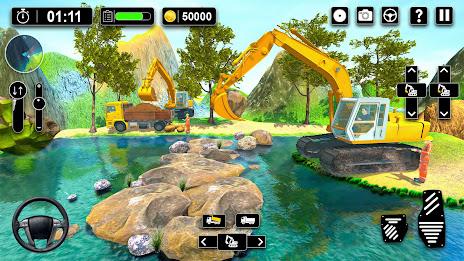 Heavy Sand Excavator 3D Sim スクリーンショット 1