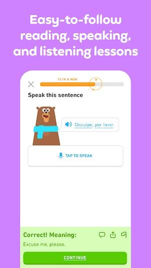 Duolingo mod apk para sa android