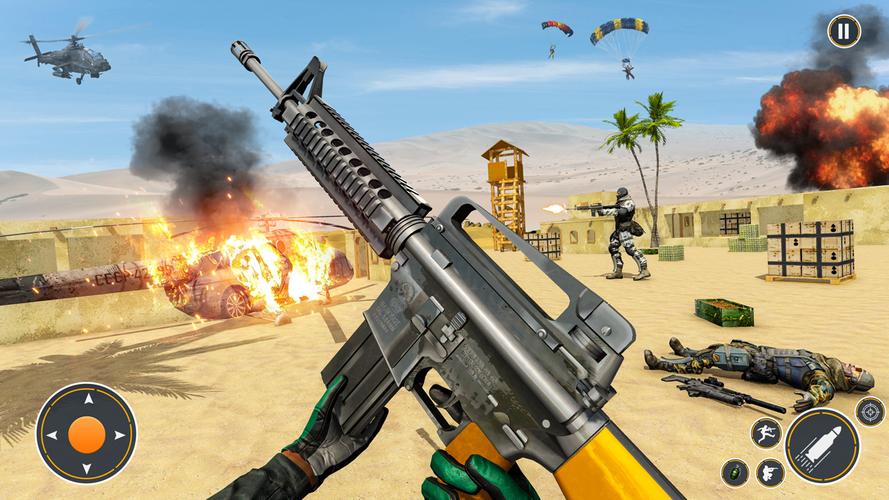 Gun Games Offline 3D Shooting ဖန်သားပြင်ဓာတ်ပုံ 1