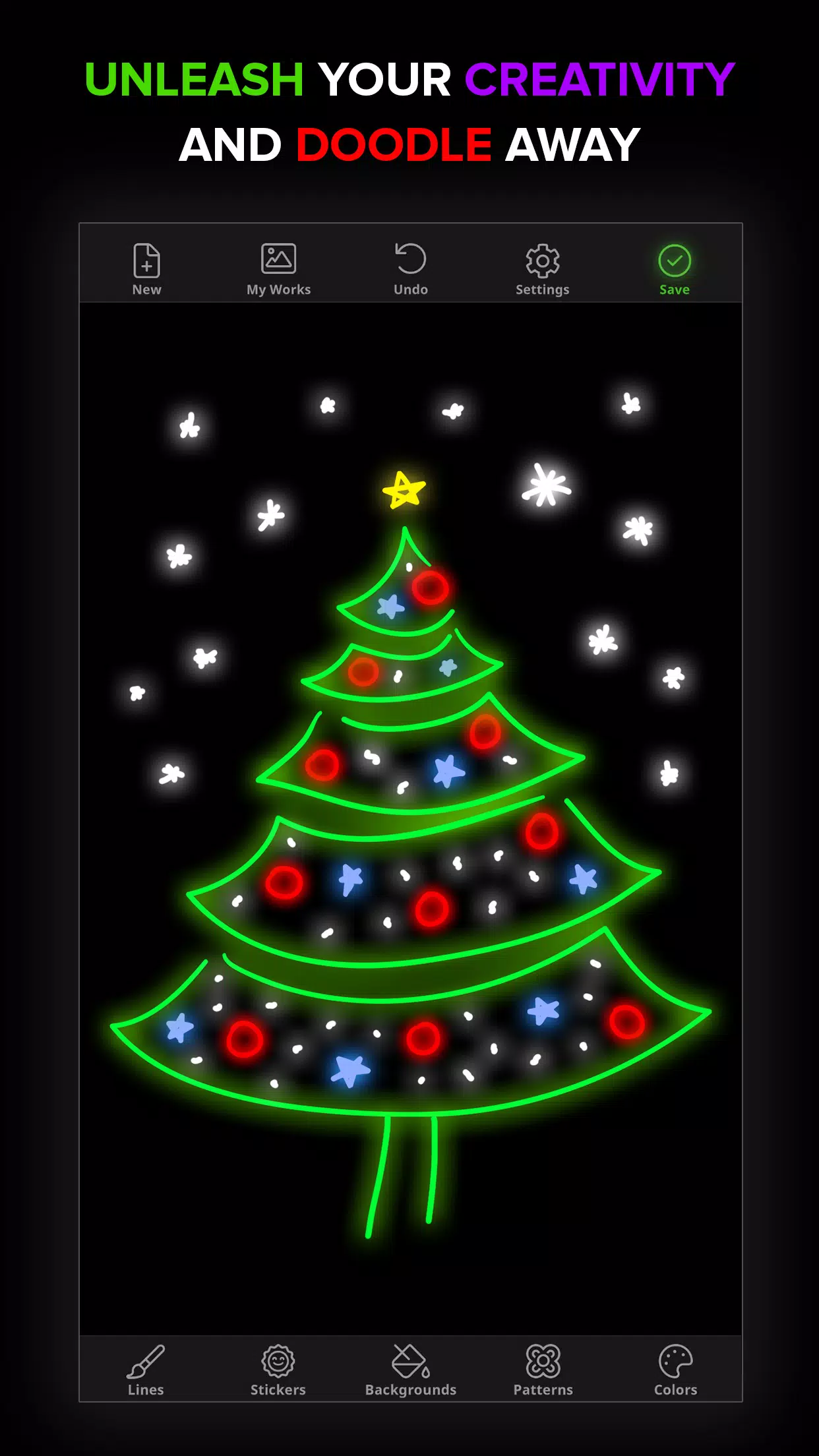Schermata Doodle Art: Magic Drawing App 0