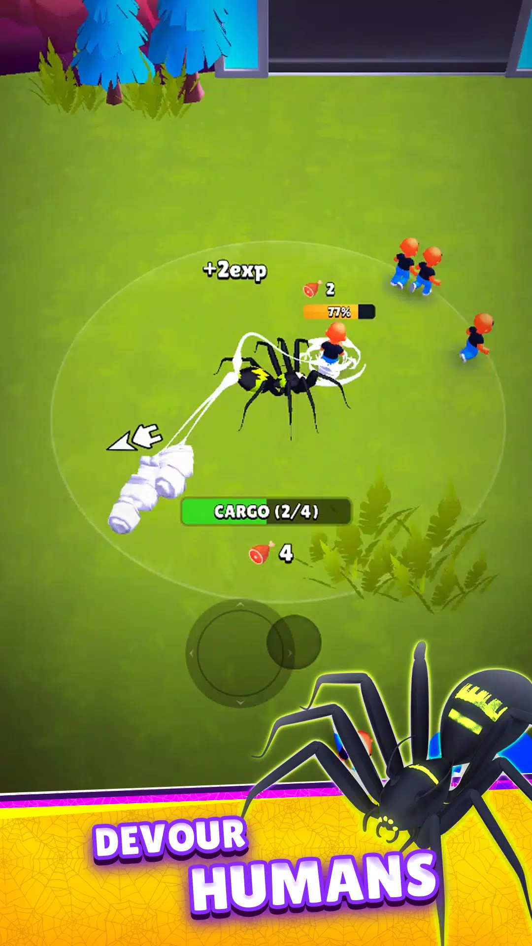 Spider Invasion: RPG Survival! Ảnh chụp màn hình 1