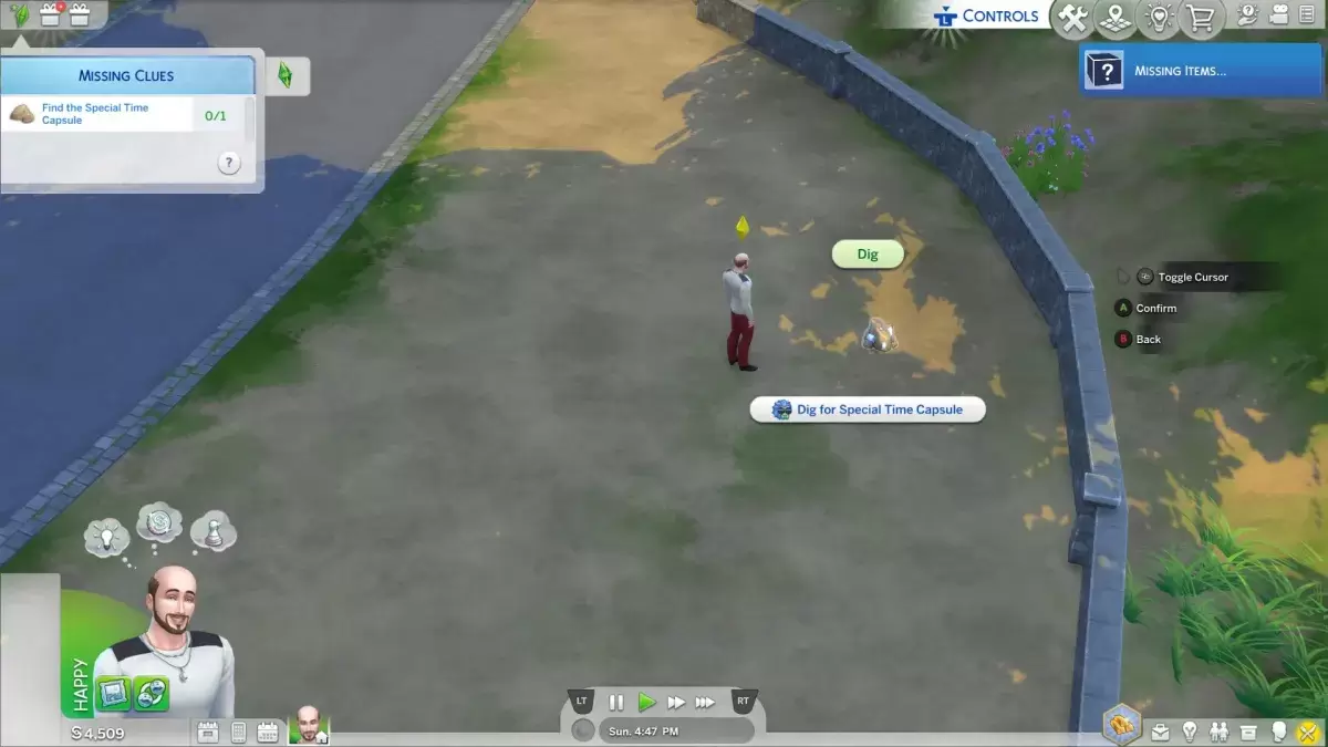 The Special Time Capsule in The Sims 4 Blast from the Past event.